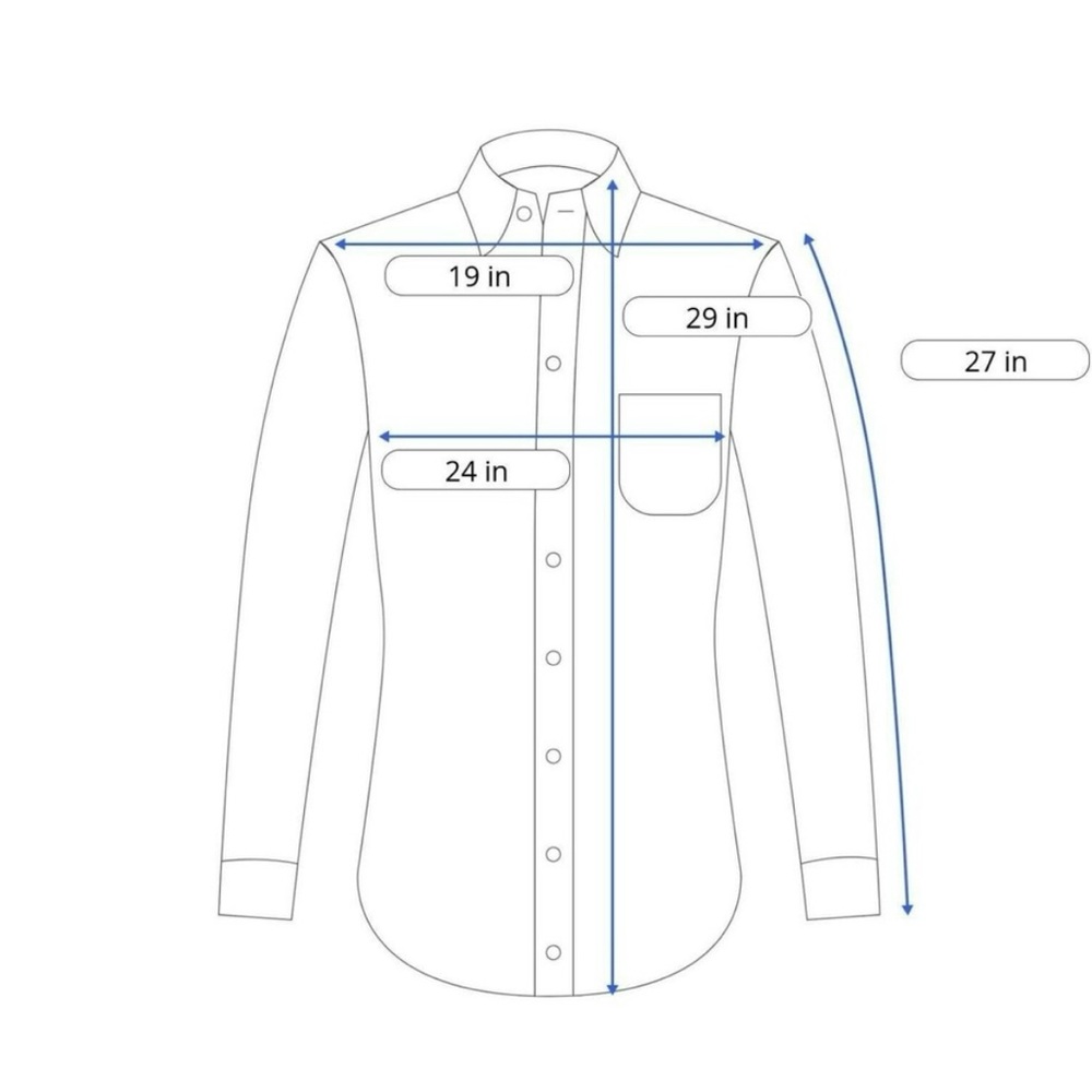 SURPLUS Men’s western long sleeve button up shirt - Picture 6 of 6